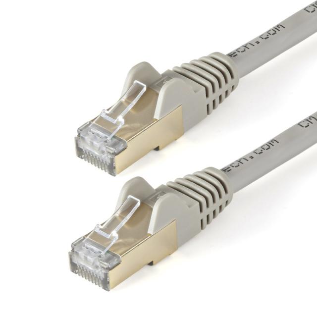 StarTech.com - Cable 10m Ethernet CAT6a - Cable de Red de 10 Gigabits Blindado Snagless RJ45 PoE de 100W - Latigui - 6ASPAT10MGR