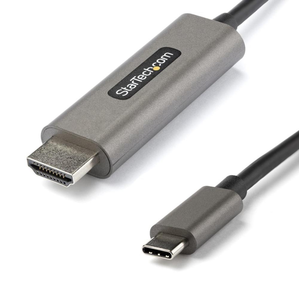 StarTech.com - Cable 4m USB C a HDMI 4K de 60Hz con HDR10 - Adaptador de Vídeo USB Tipo C a HDMI 2.0b Ultra HD 4K - Convertidor
