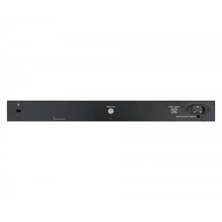 D-Link - DGS-1250-28XMP Gestionado L3 Gigabit Ethernet (10/100/1000) Energía sobre Ethernet (PoE) Negro
