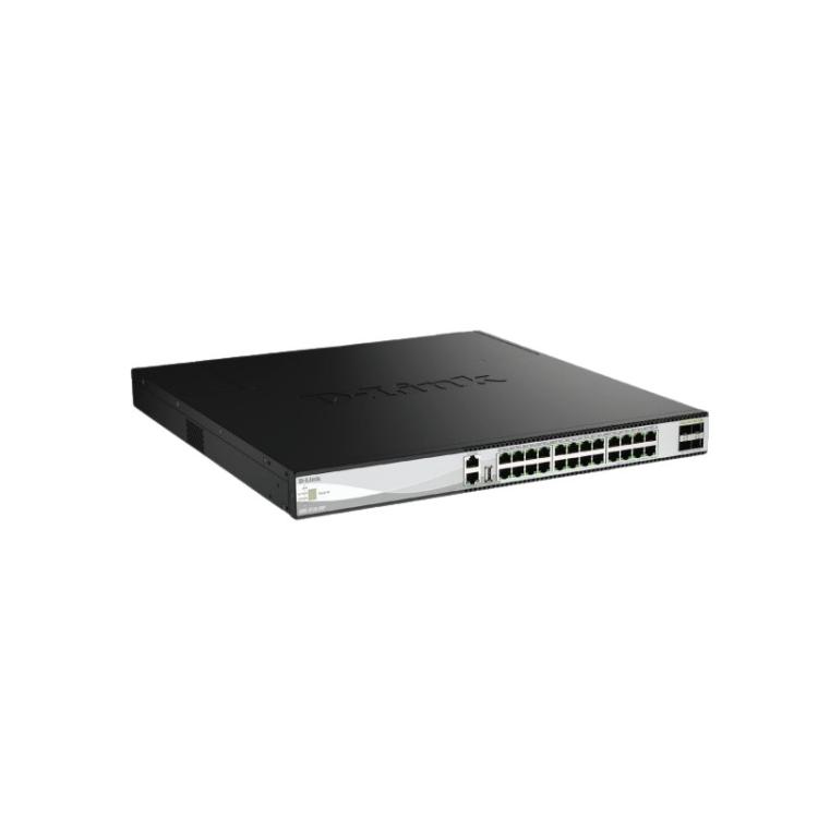 D-Link - DXS-3130-28P switch Gestionado L3 10G Ethernet (100/1000/10000) Energía sobre Ethernet (PoE) Negro