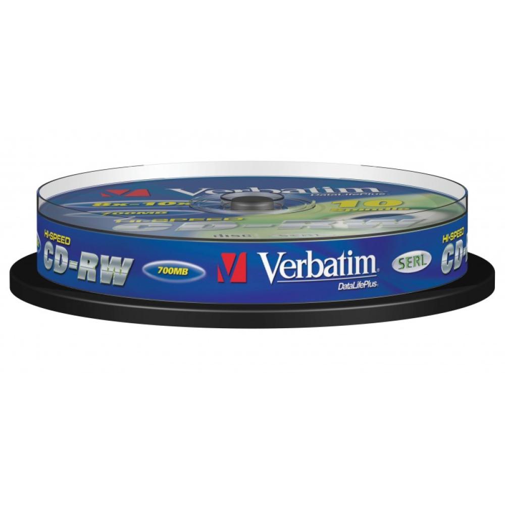 Verbatim - CD-RW 12x 700 MB 10 pieza(s)