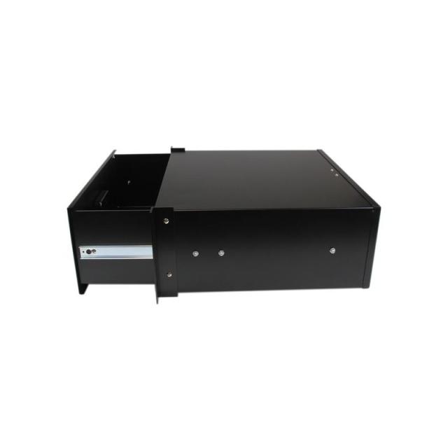 StarTech.com - Cajon Metálico Acero Negro 4U 19in Pulgadas para montar en Armario Rack Bastidor