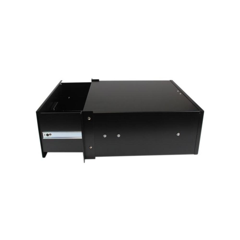 StarTech.com - Cajon Metálico Acero Negro 4U 19in Pulgadas para montar en Armario Rack Bastidor