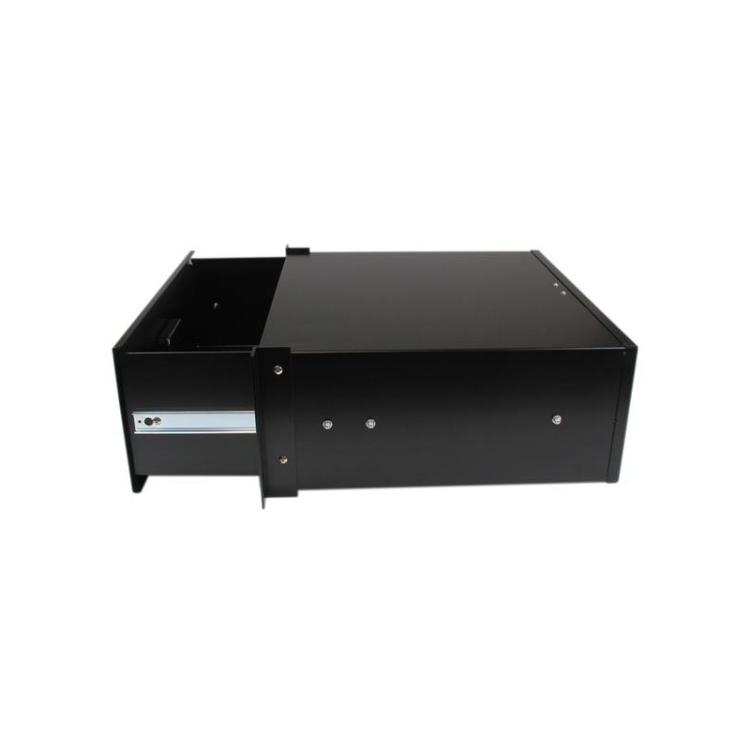 StarTech.com - Cajon Metálico Acero Negro 4U 19in Pulgadas para montar en Armario Rack Bastidor