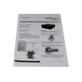 StarTech.com - Cajon Metálico Acero Negro 4U 19in Pulgadas para montar en Armario Rack Bastidor