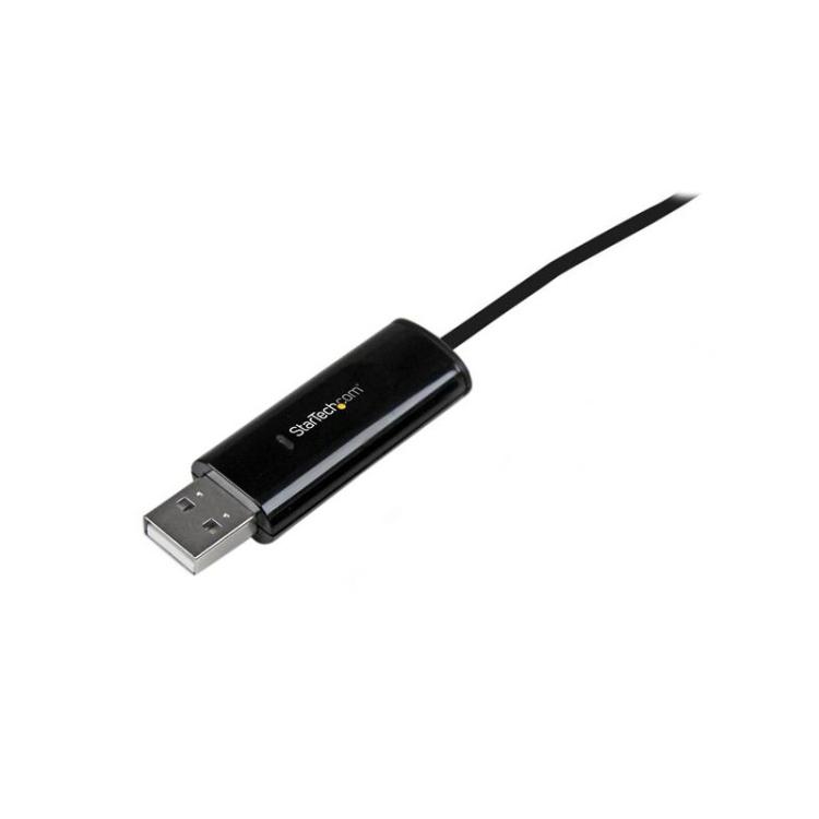 StarTech.com - Cable Switch Conmutador KM USB de 2 Puertos con Transferencia de Datos Archivos para Mac o PC