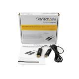 StarTech.com - Cable Switch Conmutador KM USB de 2 Puertos con Transferencia de Datos Archivos para Mac o PC