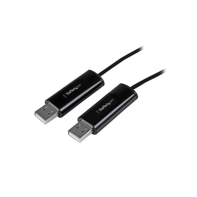 StarTech.com - Cable Switch Conmutador KM USB de 2 Puertos con Transferencia de Datos Archivos para Mac o PC