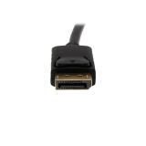 StarTech.com - Cable 3m de Vídeo Adaptador Conversor DisplayPort DP a VGA - Convertidor Activo - 1080p - Negro