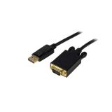 StarTech.com - Cable 3m de Vídeo Adaptador Conversor DisplayPort DP a VGA - Convertidor Activo - 1080p - Negro