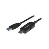 StarTech.com - Cable de 1,8m de Transferencia de Datos USB 3.0 para Ordenadores Mac y Windows - Cable de Transferencia de Ficher