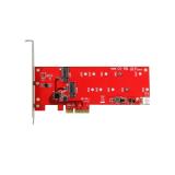 StarTech.com - Tarjeta Controladora M.2 PCI Express para 2 SSD