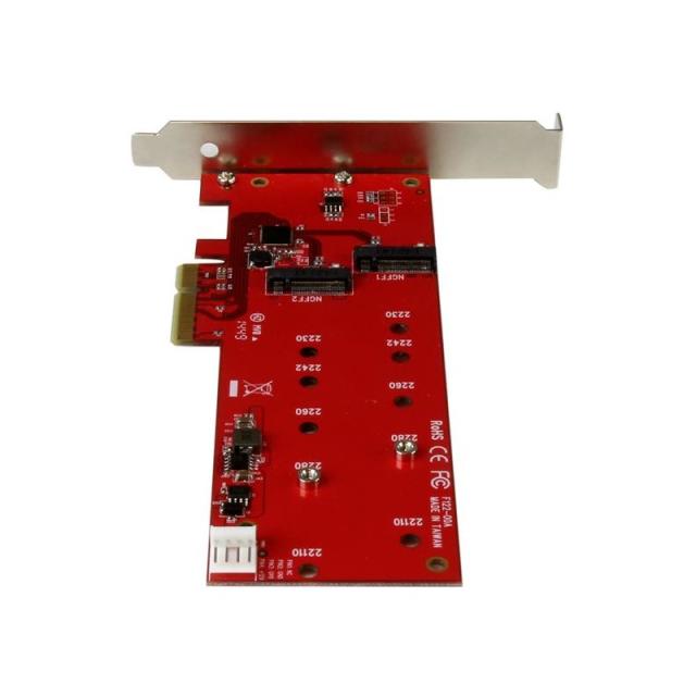 StarTech.com - Tarjeta Controladora M.2 PCI Express para 2 SSD