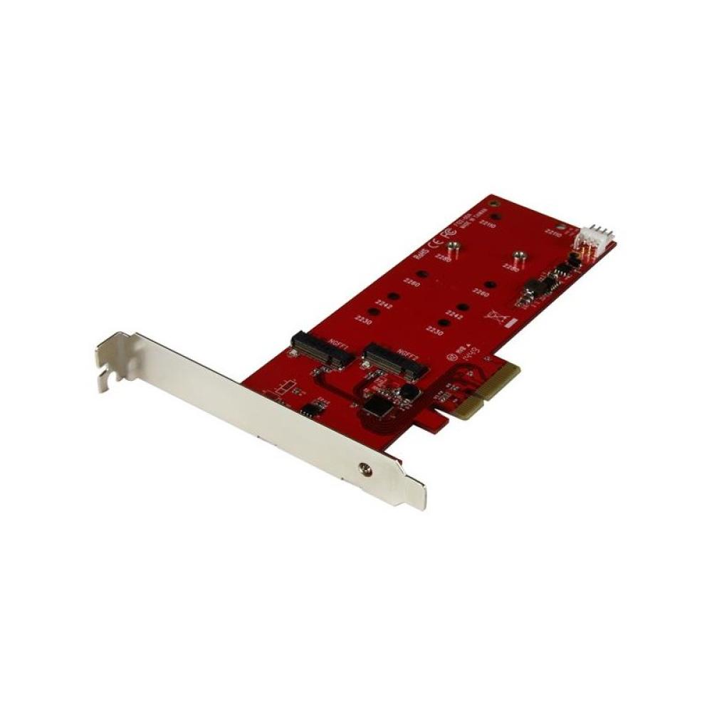 StarTech.com - Tarjeta Controladora M.2 PCI Express para 2 SSD