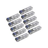 StarTech.com - Paquete de 10 Módulos SFP Compatibles con Cisco GLC-LH-SMD - 1000BASE-LX/LH - Fibra Monomodo 1GbE - SFP Ethernet
