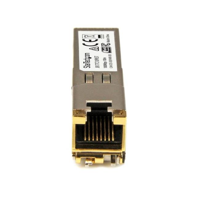 StarTech.com - Paquete de 10 Módulos Transceptores SFP Compatibles con HPE J8177C - 1000BASE-T - SFP a RJ45 Cat6 / Cat5e - SFP E