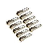 StarTech.com - Paquete de 10 Módulos Transceptores SFP Compatibles con HPE J8177C - 1000BASE-T - SFP a RJ45 Cat6 / Cat5e - SFP E