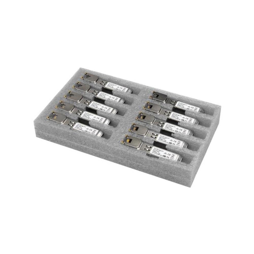 StarTech.com - Paquete de 10 Módulos Transceptores SFP Compatibles con HPE J8177C - 1000BASE-T - SFP a RJ45 Cat6 / Cat5e - SFP E
