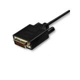 StarTech.com - Cable Adaptador de 3m USB-C a DVI 1920 x 1200 - Negro - Cable USB Tipo C a DVI - Cable Conversor de Vídeo USBC