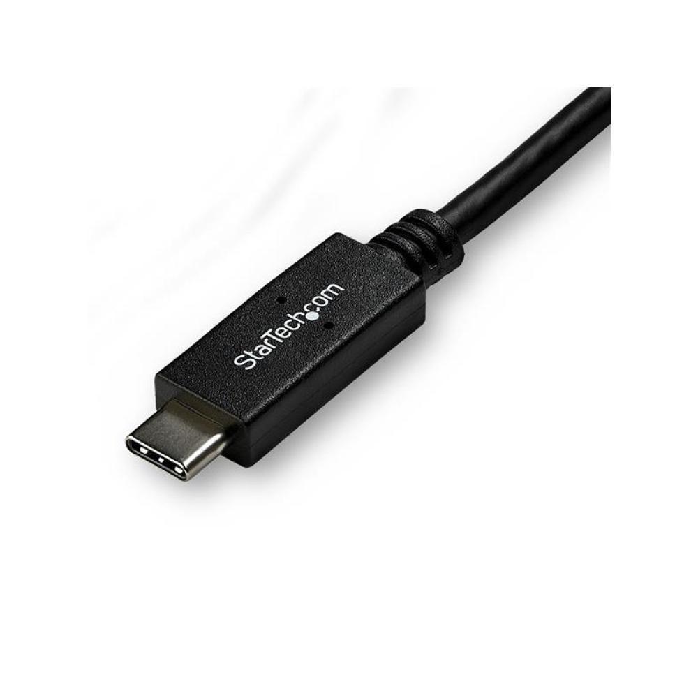 StarTech.com - Cable Adaptador de 3m USB-C a DVI 1920 x 1200 - Negro - Cable USB Tipo C a DVI - Cable Conversor de Vídeo USBC