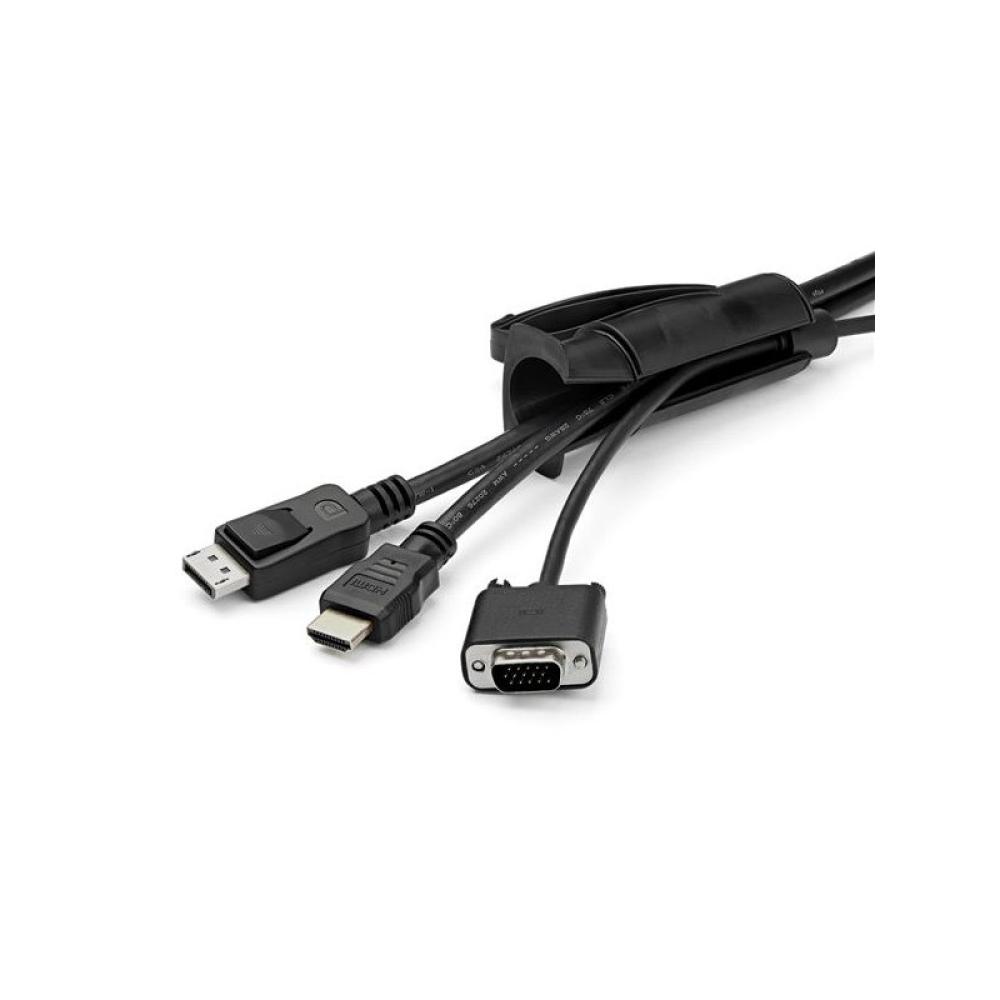 StarTech.com - Manga de 2,5m en Espiral para Gestión de Cableado con Diámetro de 25mm