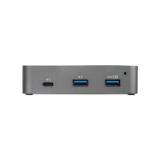 StarTech.com - Hub USB-C de 3 Puertos con Puerto de Red Ethernet - USB 3.2 Gen 2 (10Gbps) - Alimentado - 2xUSB-A 1xUSB-C