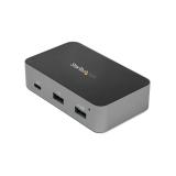 StarTech.com - Hub USB-C de 3 Puertos con Puerto de Red Ethernet - USB 3.2 Gen 2 (10Gbps) - Alimentado - 2xUSB-A 1xUSB-C