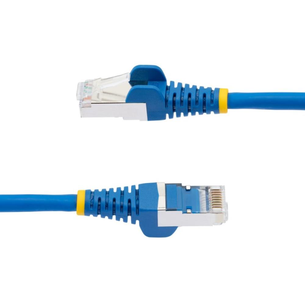 StarTech.com - Cable de 7m de Red Ethernet CAT6a - Azul - Low Smoke Zero Halogen (LSZH) - 10GbE - 500MHz - PoE++ de 100W - Snagl