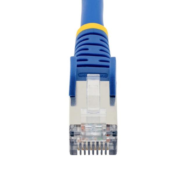 StarTech.com - Cable de 5m de Red Ethernet CAT6a - Azul - Low Smoke Zero Halogen (LSZH) - 10GbE - 500MHz - PoE++ de 100W - Snagl