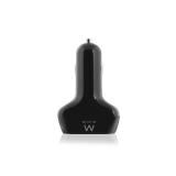 Ewent - EW1354 cargador de dispositivo móvil Negro Auto