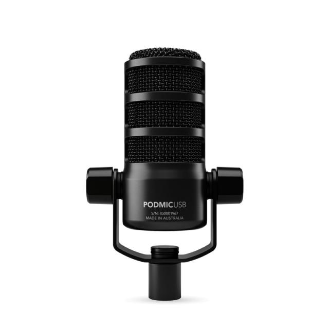 RØDE - PodMic USB Negro Micrófono de estudio