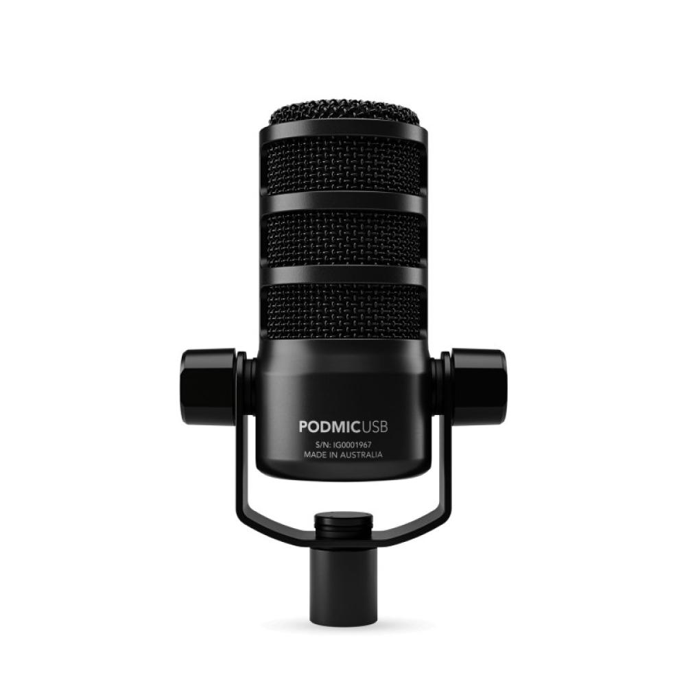 RØDE - PodMic USB Negro Micrófono de estudio