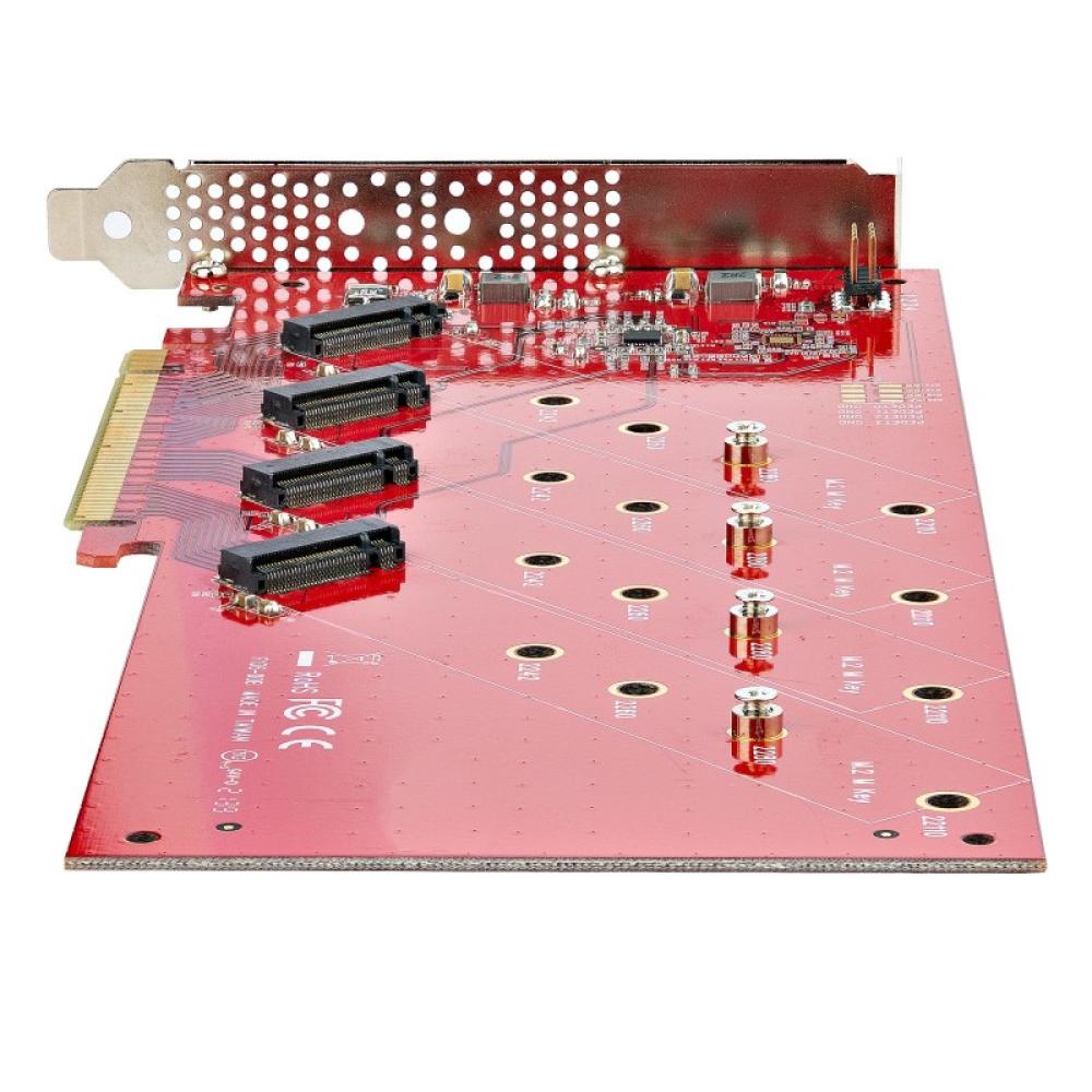 StarTech.com - QUAD-M2-PCIE-CARD-B tarjeta y adaptador de interfaz Interno M.2