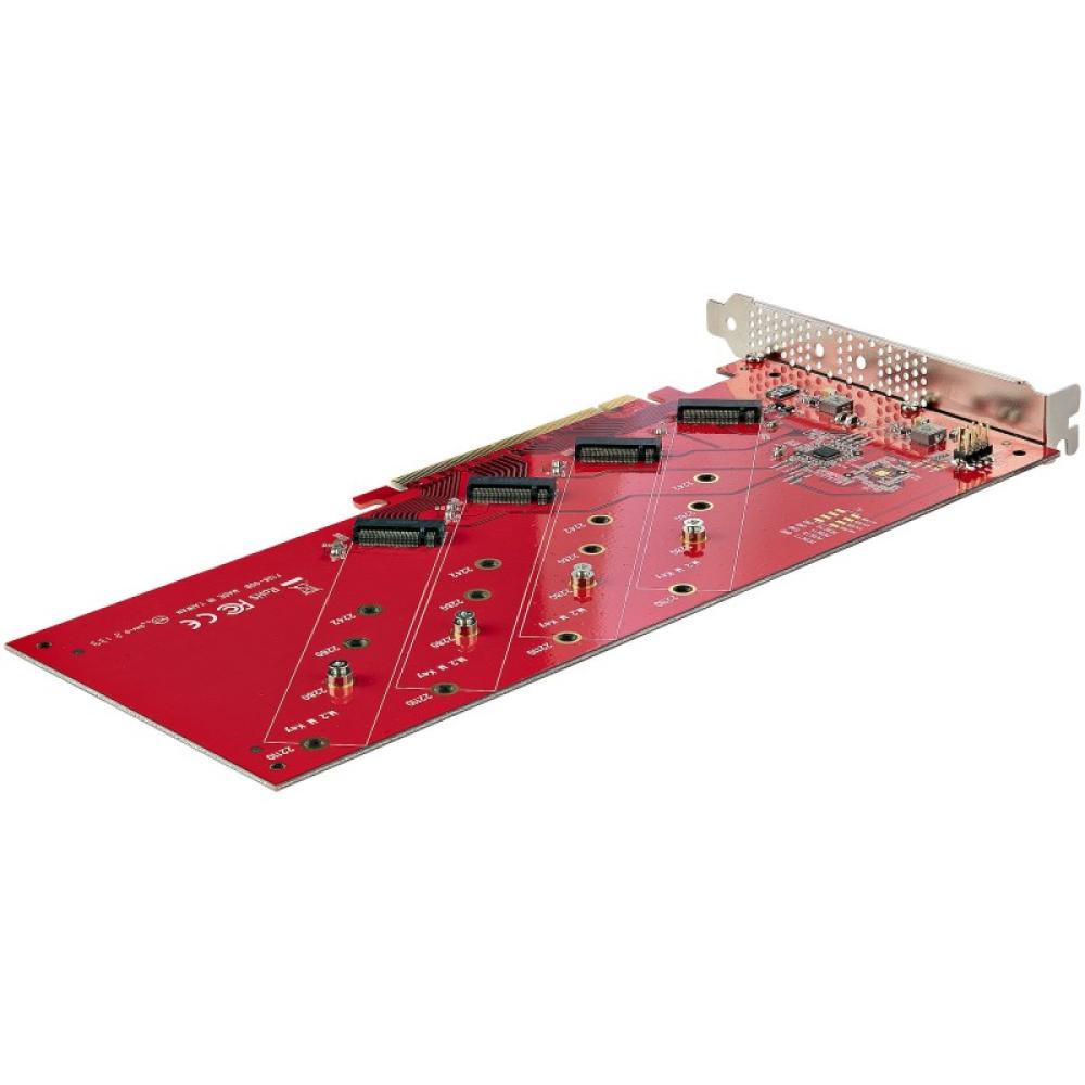 StarTech.com - QUAD-M2-PCIE-CARD-B tarjeta y adaptador de interfaz Interno M.2