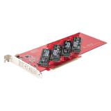 StarTech.com - QUAD-M2-PCIE-CARD-B tarjeta y adaptador de interfaz Interno M.2