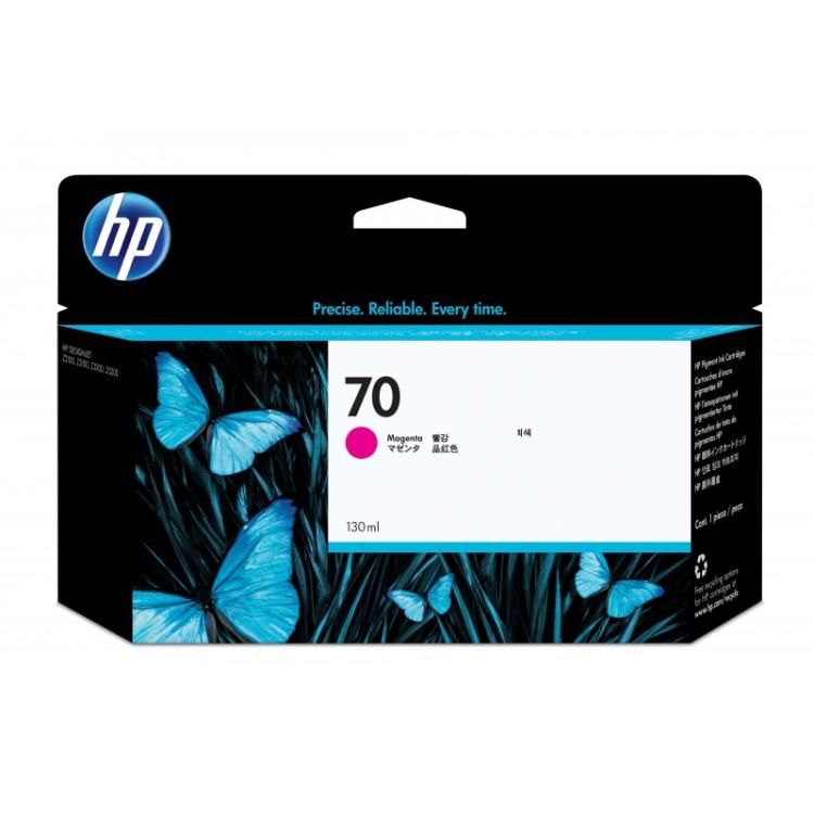 HP - Cartucho de tinta DesignJet 70 magenta de 130 ml