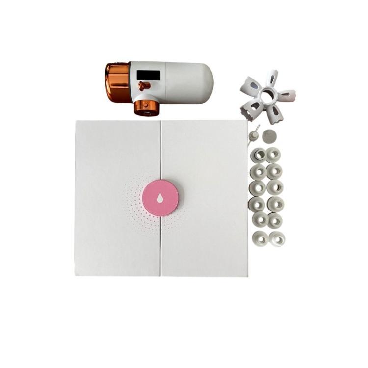 Aquabeba - FILTRO GRIFO AQUAFILTER Sistema de filtración de agua conectado directamente al grifo Oro rosa, Blanco