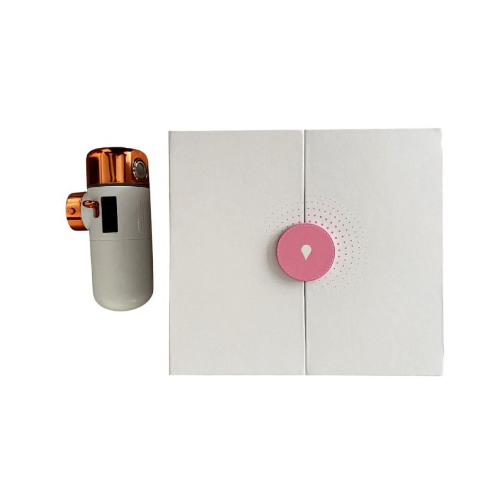 Aquabeba - FILTRO GRIFO AQUAFILTER Sistema de filtración de agua conectado directamente al grifo Oro rosa, Blanco