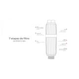 Aquabeba - AQUAFILTER Filtro de agua plateado