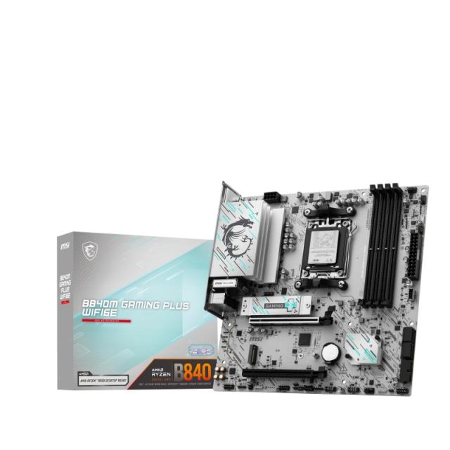 MSI - B840M GAMING PLUS WIFI6E placa base AMD B840 Zócalo AM5 micro ATX