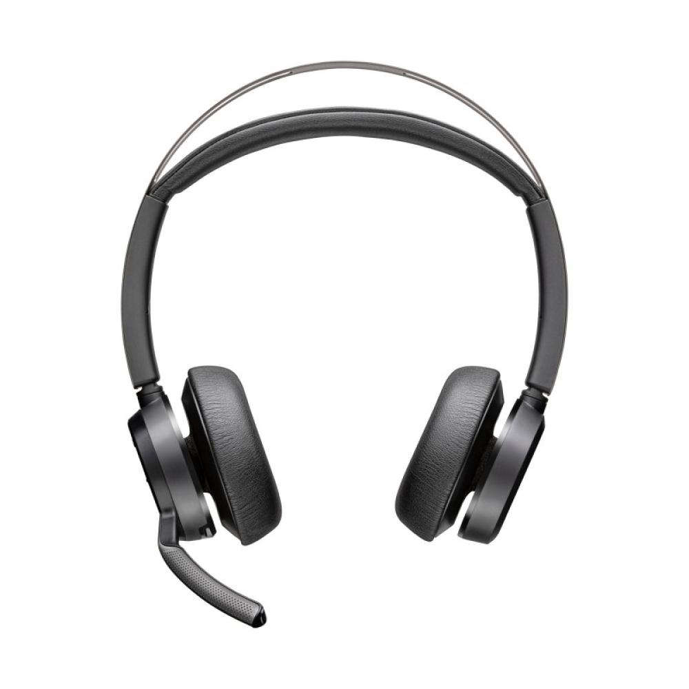 HP Poly - Auriculares Poly Voyager Focus 2 USB-C-C + adaptador USB-C/A + base de carga