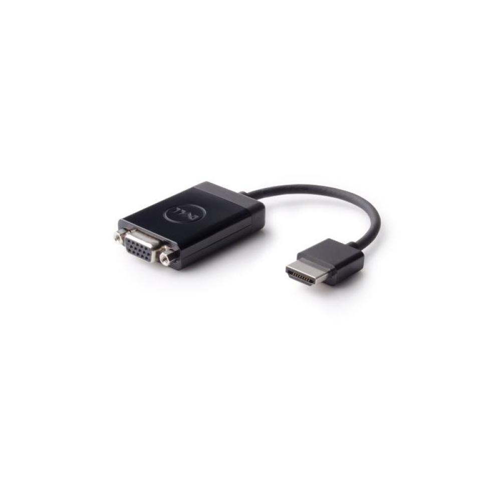 DELL - 492-11682 adaptador de cable de vídeo VGA (D-Sub) HDMI tipo A (Estándar) Negro