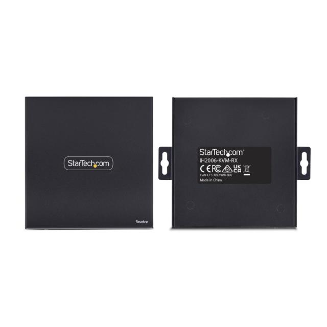 StarTech.com - Receptor KVM HDMI por Redes IP - Serie IH2006 - 4K 60Hz - para Teclado/Vídeo/Ratón - Sin Controladores - Incluye