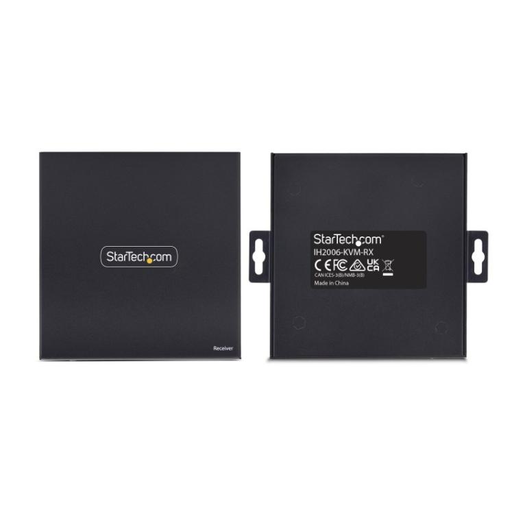 StarTech.com - Receptor KVM HDMI por Redes IP - Serie IH2006 - 4K 60Hz - para Teclado/Vídeo/Ratón - Sin Controladores - Incluye