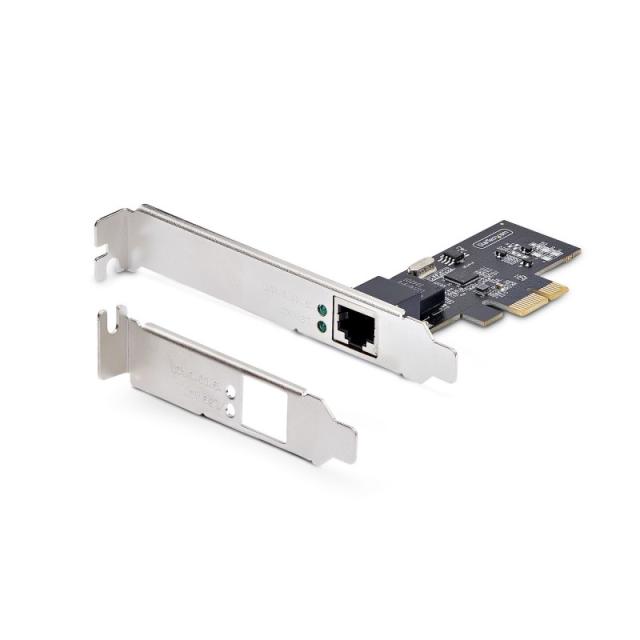 StarTech.com - Tarjeta de Red Ethernet NBASE-T PCI Express de 2,5Gbps - Chipset Intel® I225-V - Tarjeta Adaptador de Red Etherne