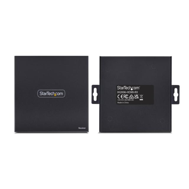 StarTech.com - Receptor HDMI por Redes IP para la Serie IH2006 - 4K 60Hz - AVoIP - Sin Controladores - Incluye Kit de Montaje -