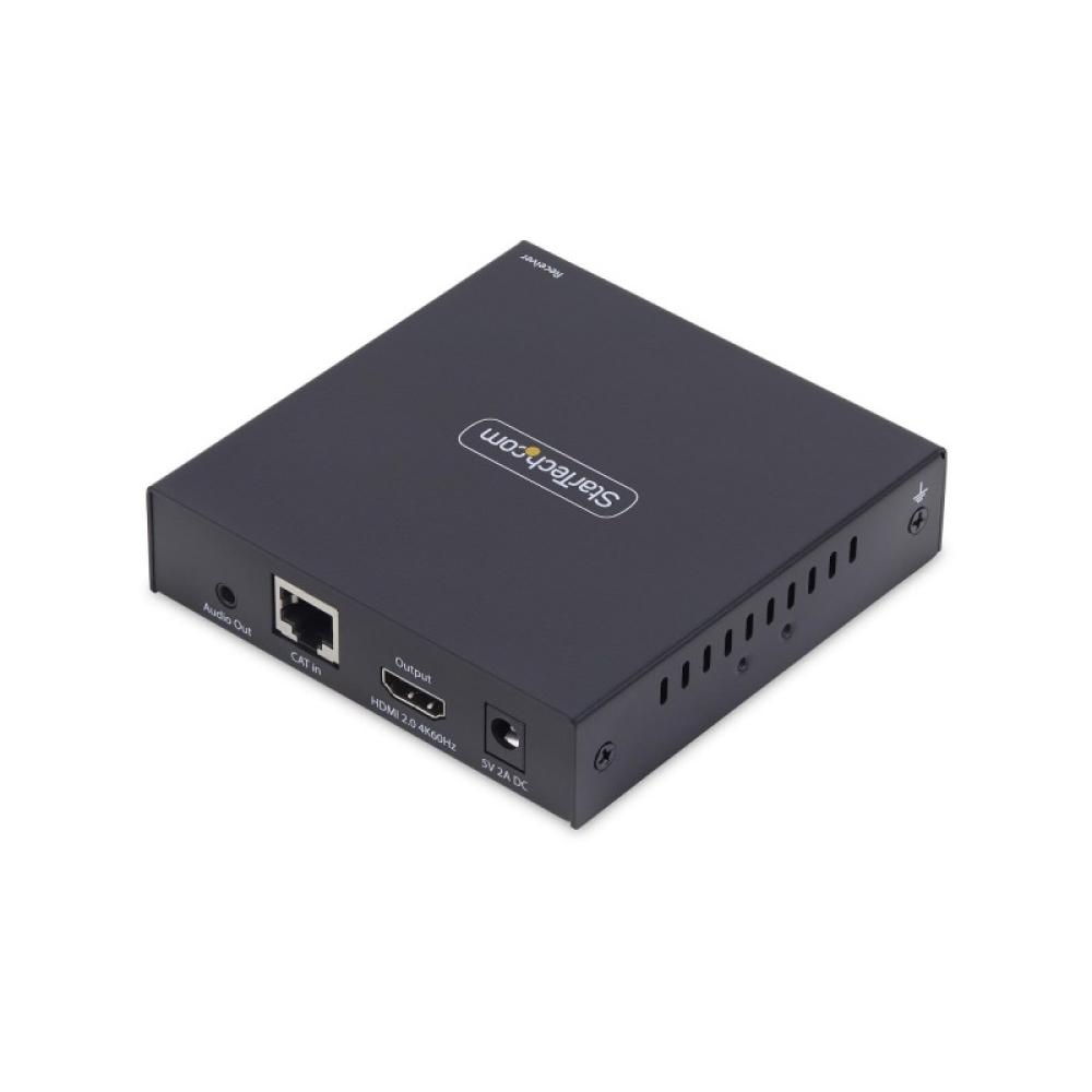 StarTech.com - Receptor HDMI por Redes IP para la Serie IH2006 - 4K 60Hz - AVoIP - Sin Controladores - Incluye Kit de Montaje -