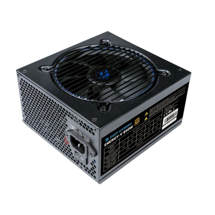 CoolBox - GAMING FUENTE DE ALIMENTACION ATX ENERGY-V 850W 80+ GOLD PCIE 5.1 MODULAR (115V-230V)