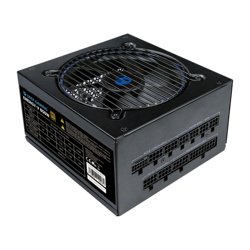 CoolBox - GAMING FUENTE DE ALIMENTACION ATX ENERGY-V 850W 80+ GOLD PCIE 5.1 MODULAR (115V-230V)