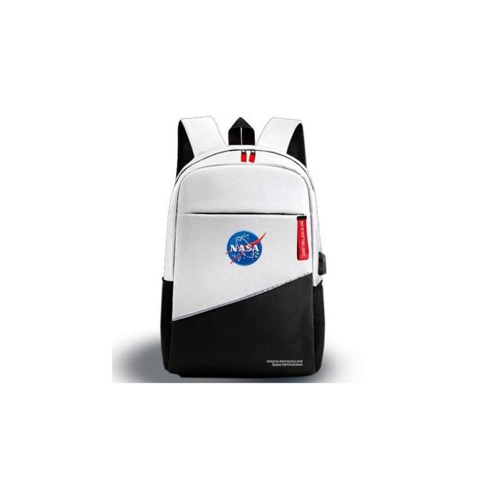 NASA - MOCHILA NASA WHITE-BLACK